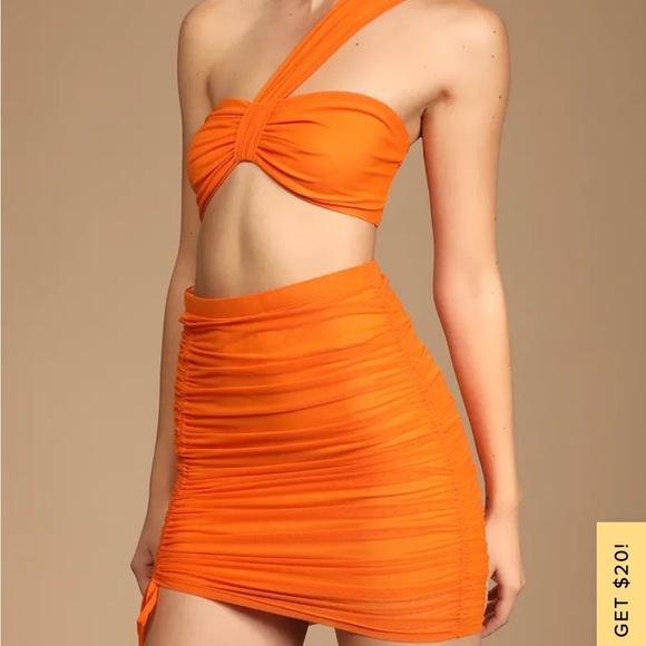 Lulus Two Piece Mesh Set - Picture 5 of 8